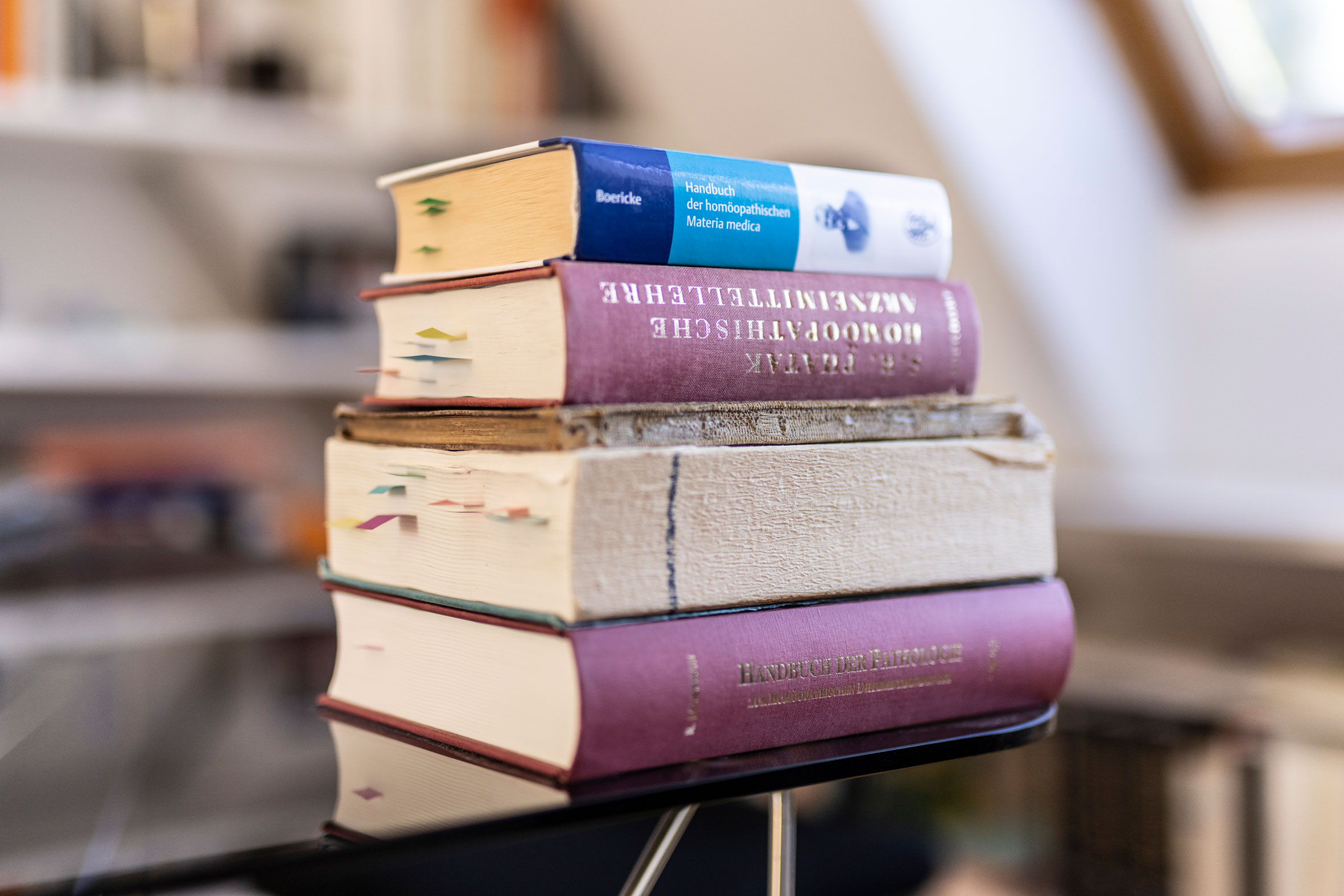 Bücherstapel.